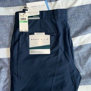 Perry Ellis Navy Dress Pants